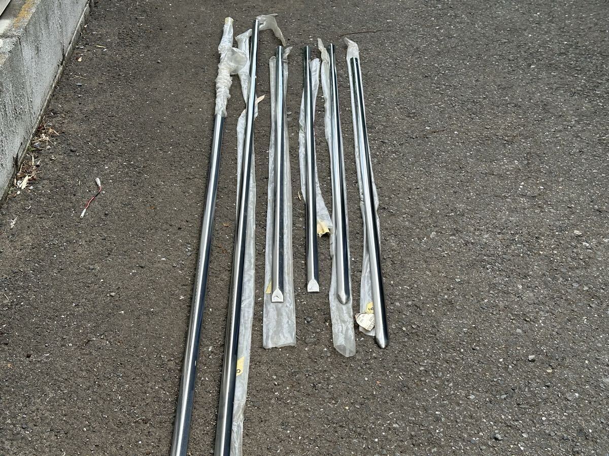 1台分! ボルボ アマゾン サイドモール 左右セット 659205 657263 660090 デッドストック 当時物 Volvo Amazon モール グループ2_画像4