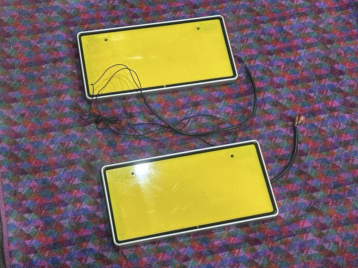 井上工業 軽自動車用 字光式 ナンバープレート パーフェクト 1100261468 12V 型式 1856 国土交通省承認 字光式ナンバー 軽自動車 _画像1