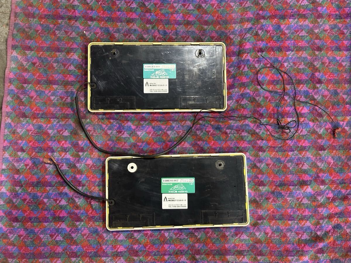 井上工業 軽自動車用 字光式 ナンバープレート パーフェクト 1100261468 12V 型式 1856 国土交通省承認 字光式ナンバー 軽自動車 _画像5