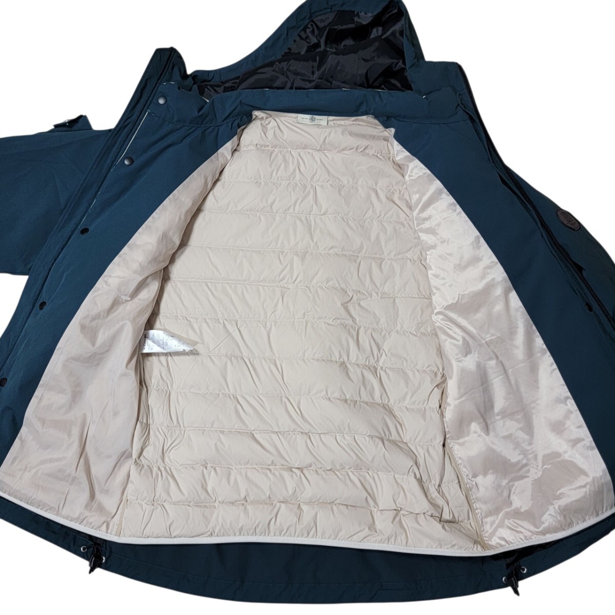 【 ほぼ未使用 】24AW 定価10万 3WAY 高機能 ジェイプレス J.PRESS マウンテンパーカー M ダウンライナーデタッチャブル付 インナーダウン_画像3