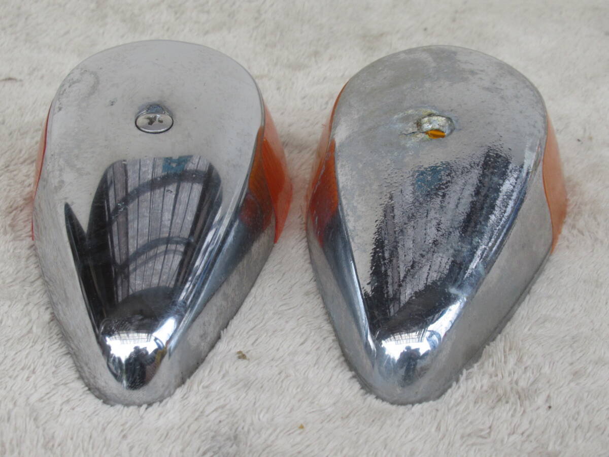 VW VOLKSWAGEN　空冷 フォルクスワーゲン ビートル タイプ1　フロントウインカーレンズ ハウジングカバー セット　HELLA Germany製 ペア_画像5