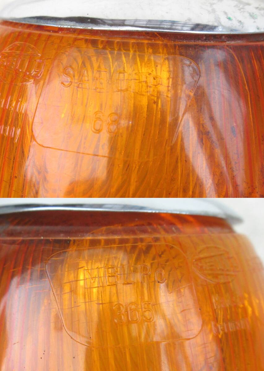 VW VOLKSWAGEN　空冷 フォルクスワーゲン ビートル タイプ1　フロントウインカーレンズ ハウジングカバー セット　HELLA Germany製 ペア_画像10