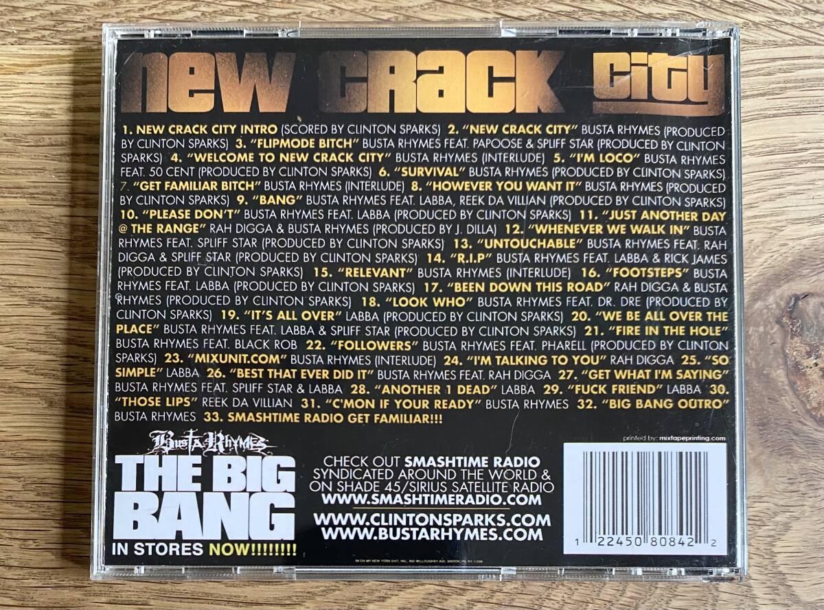 BUSTA RHYMES / New Crack City CLINTON SPARKS Mix CD J DILLA _画像4