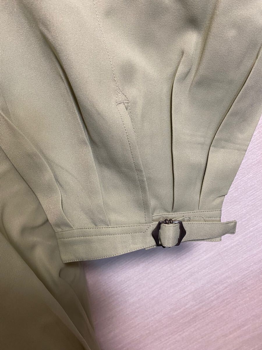 未使用★力鳶　ニッカパンツ　サイズ85　アースグリーン　作業ズボン　タグ付き　2点セット_画像7