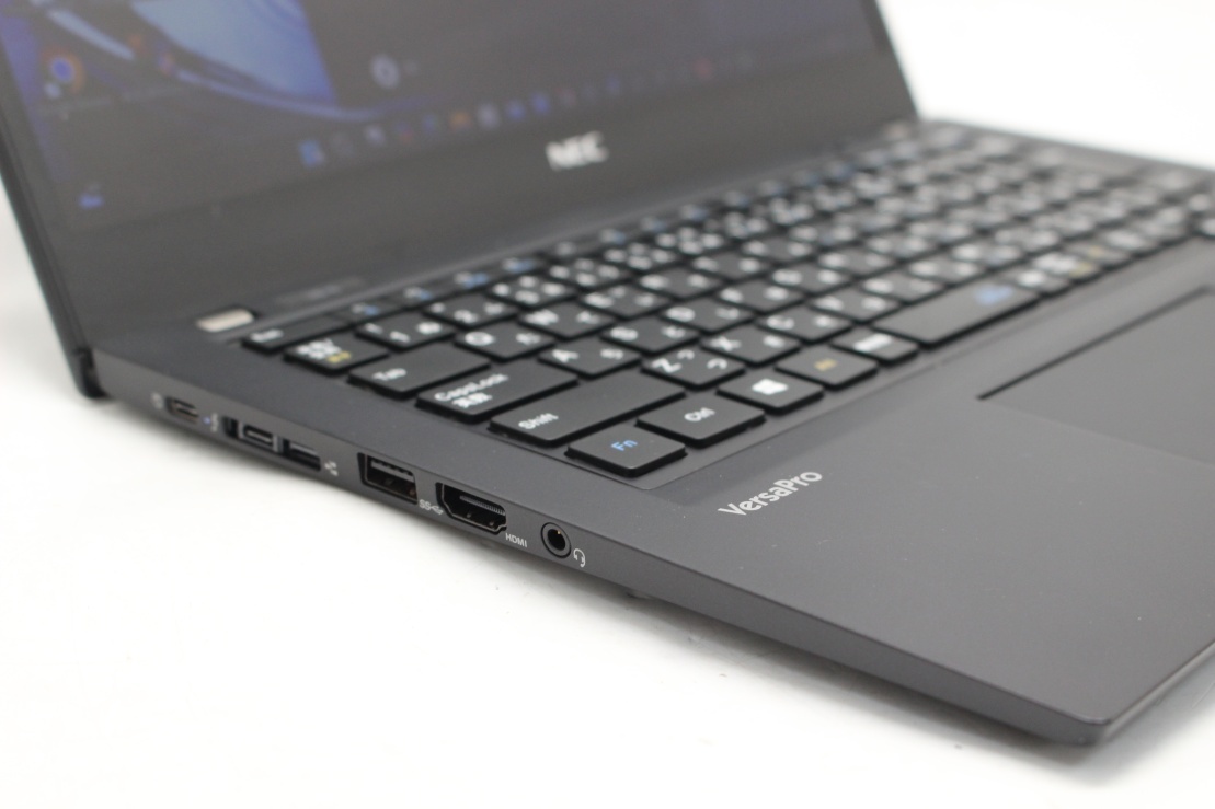  б/у прекрасный товар 13.3 type NEC VersaPro VKM16B-6 Windows11 no. 8 поколение i5-8365U 8GB NVMe 256GB-SSD камера беспроводной Office имеется б/у персональный компьютер труба :1447s