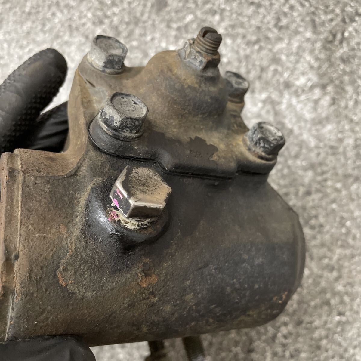 ジャンク　ジムニー JB23 5型 ステアリングギアボックス_画像4