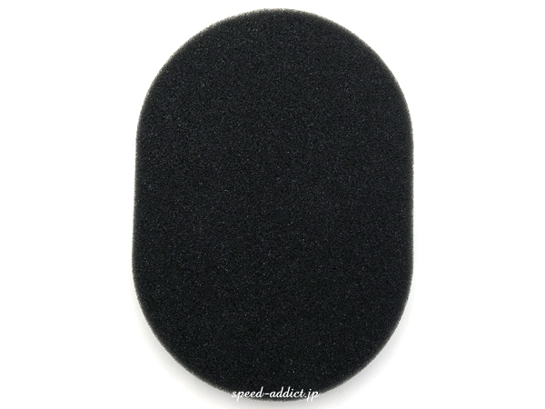 ヘルメット用トップパッド OVAL 2cm/インナーパッドスポンジ頭頂部パッドクッション修理フィッティング調整ジェットヘルメット内装パーツ_画像3