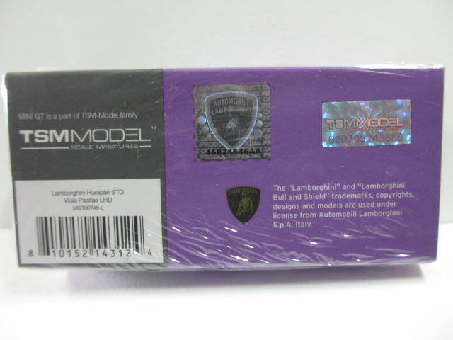 ≪MINI GT≫⇒1/64 ランボルギーニ ウラカン STO ヴィオラパシファエ 左ハンドル_画像2