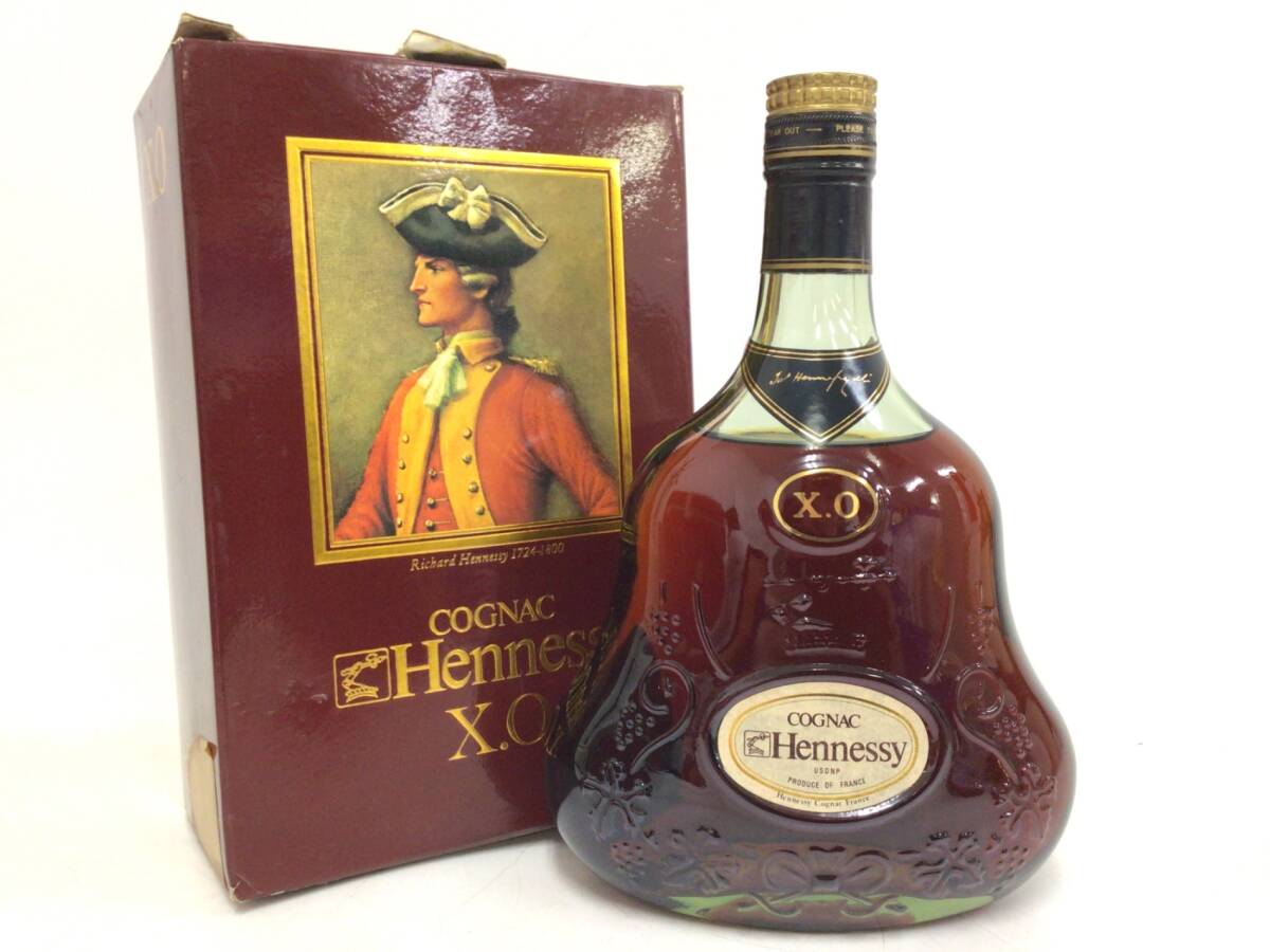 ブランデー ヘネシー XO 金キャップ グリーンボトル 700ml 40% 重量番号:2(47)①