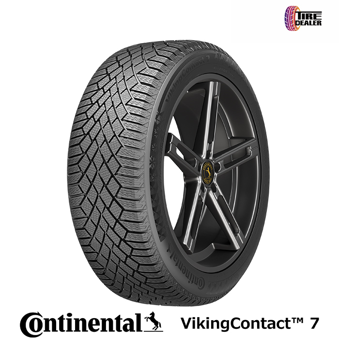 配送方法限定 2本以上で送料無料 2025年製 コンチネンタル 155/65R14 75T CONTINENTAL VikingContact 7 スタッドレスタイヤ_画像1