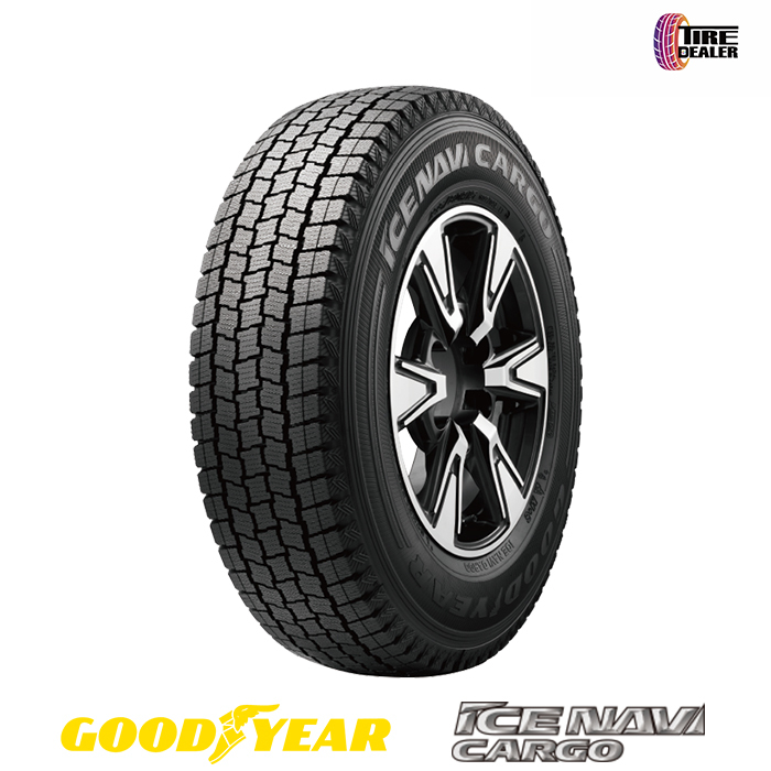 2025年製　スタッドレスタイヤ 4本セット グッドイヤー 195/80R15 107/105N GOODYEAR ICE NAVI CARGO_画像1