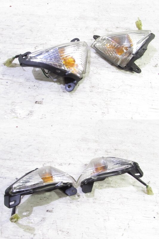 ZEXT ZZ-R1400 ZXT40A 点灯OK 純正 ウインカー 前後SET クリア 検※ ZGT40E ZGT40A ZGT40B ZGT40D 1400GTR ZZR1400 ZX-14 ZX14R 161K15_画像2