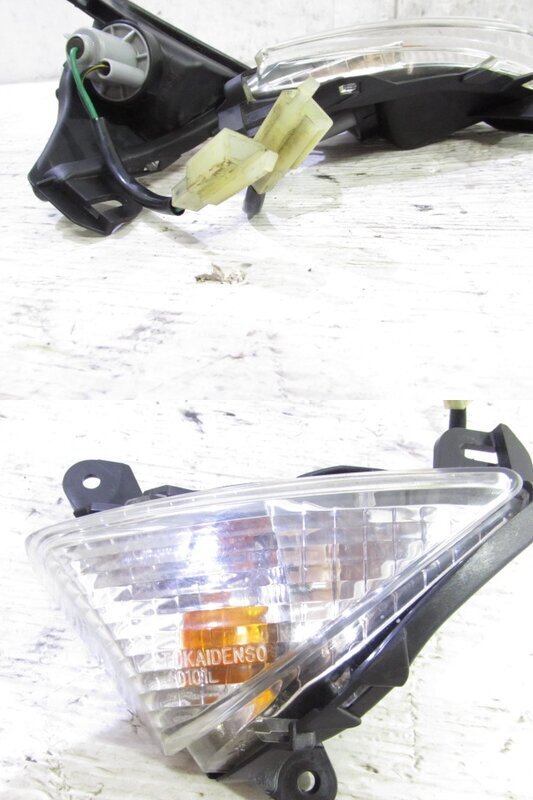 ZEXT ZZ-R1400 ZXT40A 点灯OK 純正 ウインカー 前後SET クリア 検※ ZGT40E ZGT40A ZGT40B ZGT40D 1400GTR ZZR1400 ZX-14 ZX14R 161K15_画像5