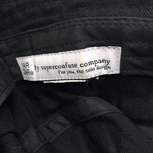 VARZAR メンズ ハット 帽子 黒_画像5