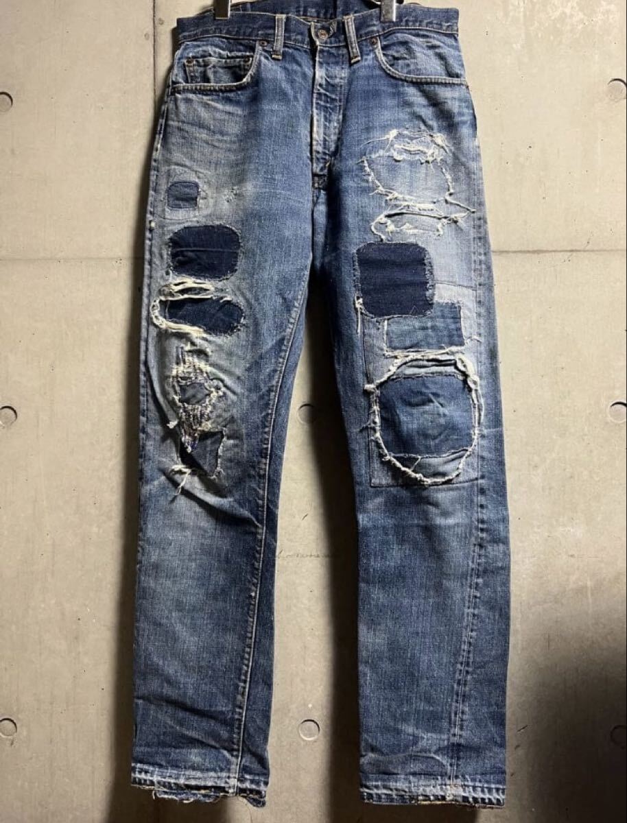 ヴィンテージ 60s Levi's リーバイス 505 BigE デニム パンツ_画像1