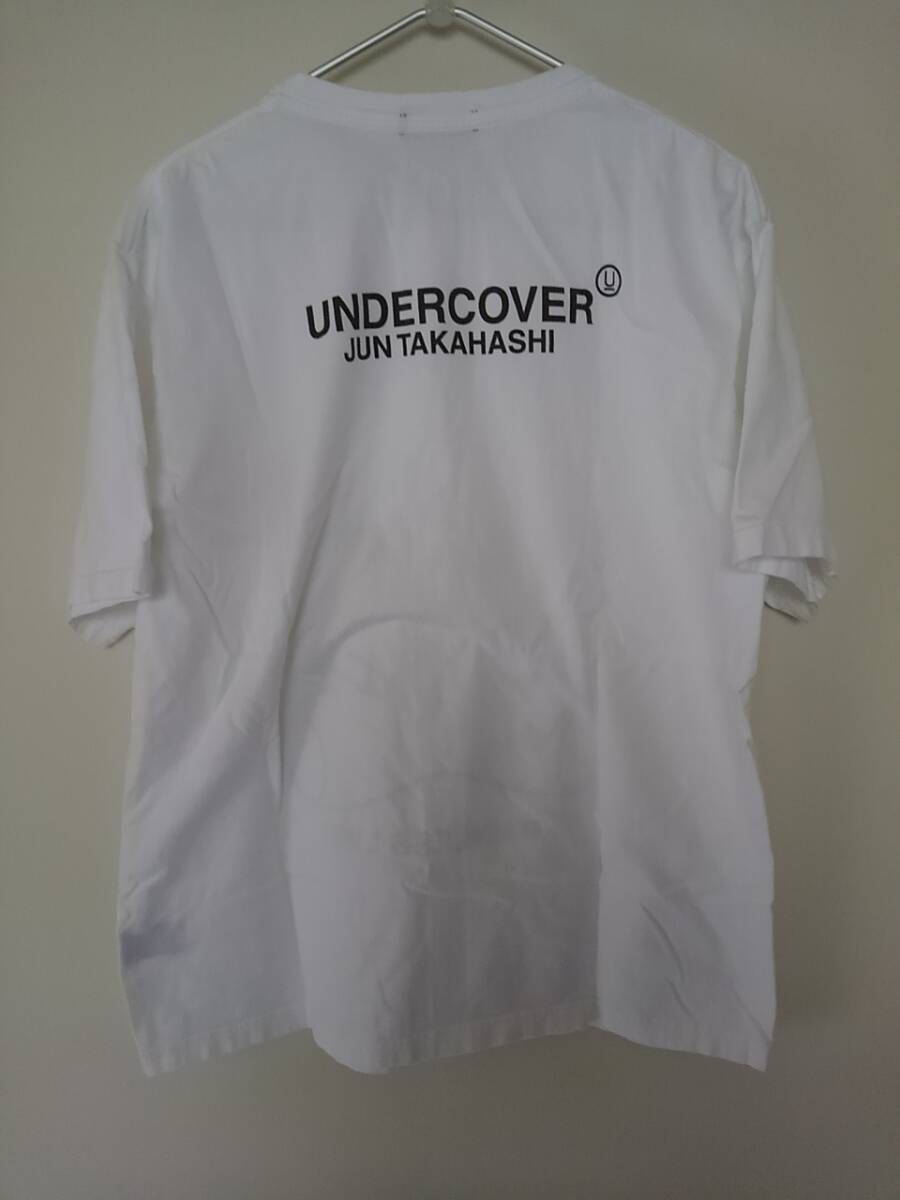 アンダーカバー UNDERCOVER PAINLESS LIFE ロゴイラスト 半袖Tシャツ UC1A9804 サイズ3 ホワイト 日本製_画像2