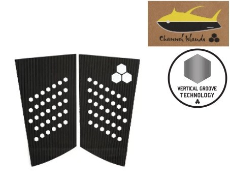 ☆ 送料込み!! デッキパッド アルメリック 2ピースフィッシュパッド 黒 2 Piece Fish Pad CI Fish_画像1