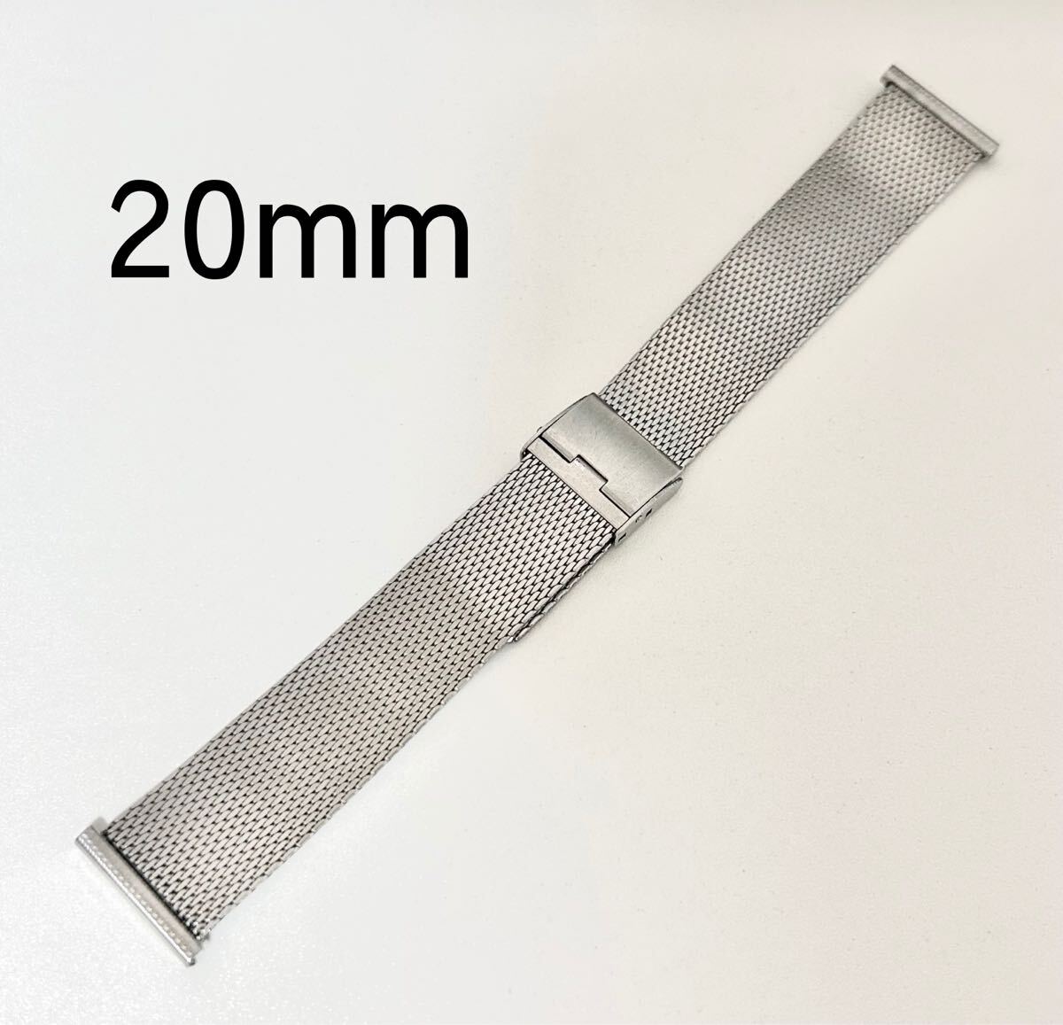 ラグ幅20mm ステンレス メッシュ ベルト 腕時計 HOPE_画像1