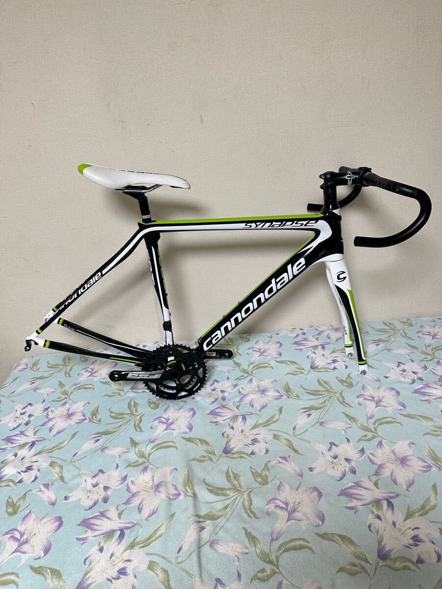【中古現状品】キャノンデール Cannondale Synapse6 クランク付き_画像2