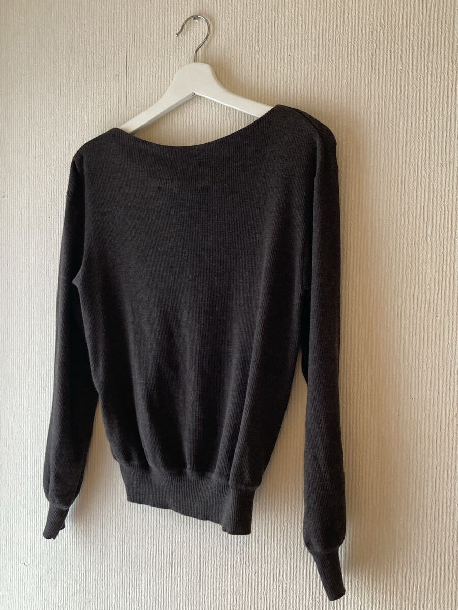 EPOCA＊エポカ カットソーニットチャコールグレー系40_画像2