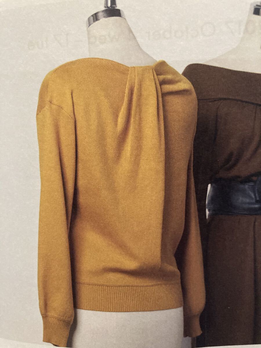 EPOCA＊エポカ カットソーニットチャコールグレー系40_画像5