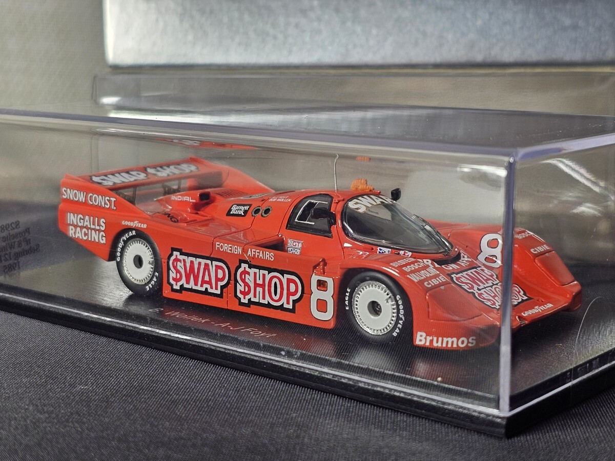 Spark スパーク model 1/43 Porsche ポルシェ 962 No.8 Winner Sebring 12 Hours 1985 S2989 ケース未開封_画像7