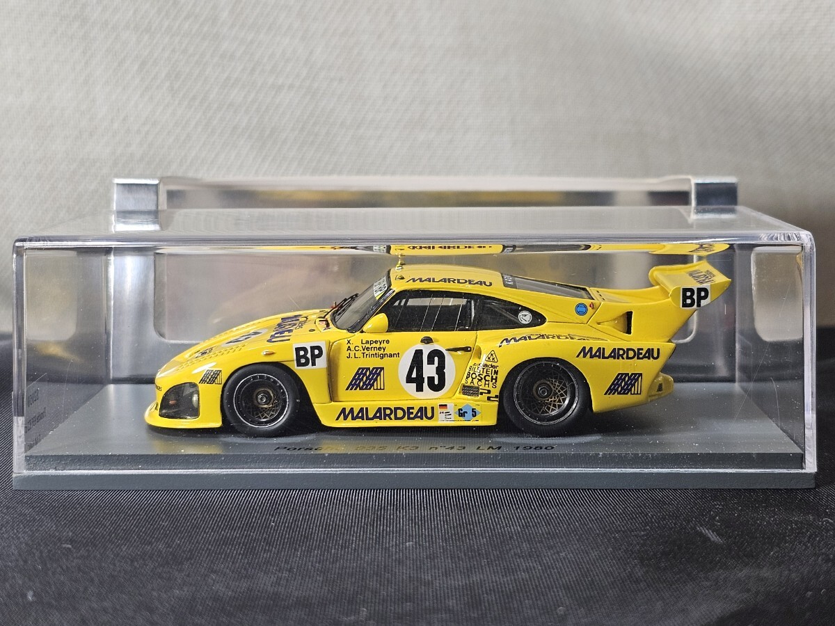 スパーク Spark 1/43 Porsche 935 K3 n°43 LM 1980 X.Lapeyre - A.Charlotte Verney - J-L Trintignant [S2050] ケース未開封_画像2