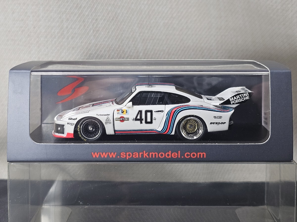 spark スパーク 1/43 Porsche 935 4th Le Mans 1976 #40 R.Stommelen/M.Schurti ポルシェ ル・マン MARTINI マルティニ S4689 ケース未開封_画像1