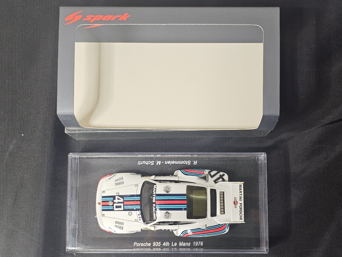 spark スパーク 1/43 Porsche 935 4th Le Mans 1976 #40 R.Stommelen/M.Schurti ポルシェ ル・マン MARTINI マルティニ S4689 ケース未開封_画像3