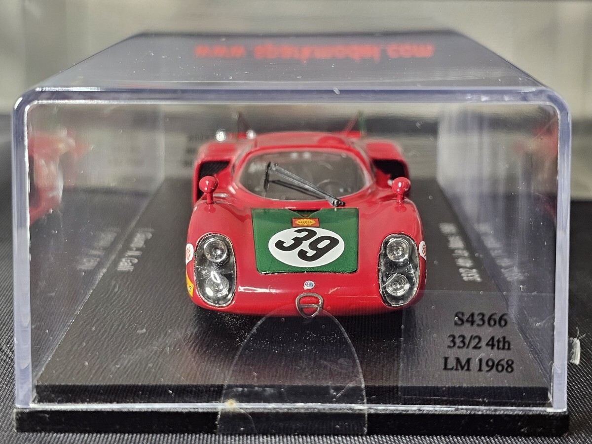 Spark スパーク Alfa Romeo 33/2 4th Le Mans 1968 Giunti/Galli #39 1/43 S4366 ケース未開封_画像4