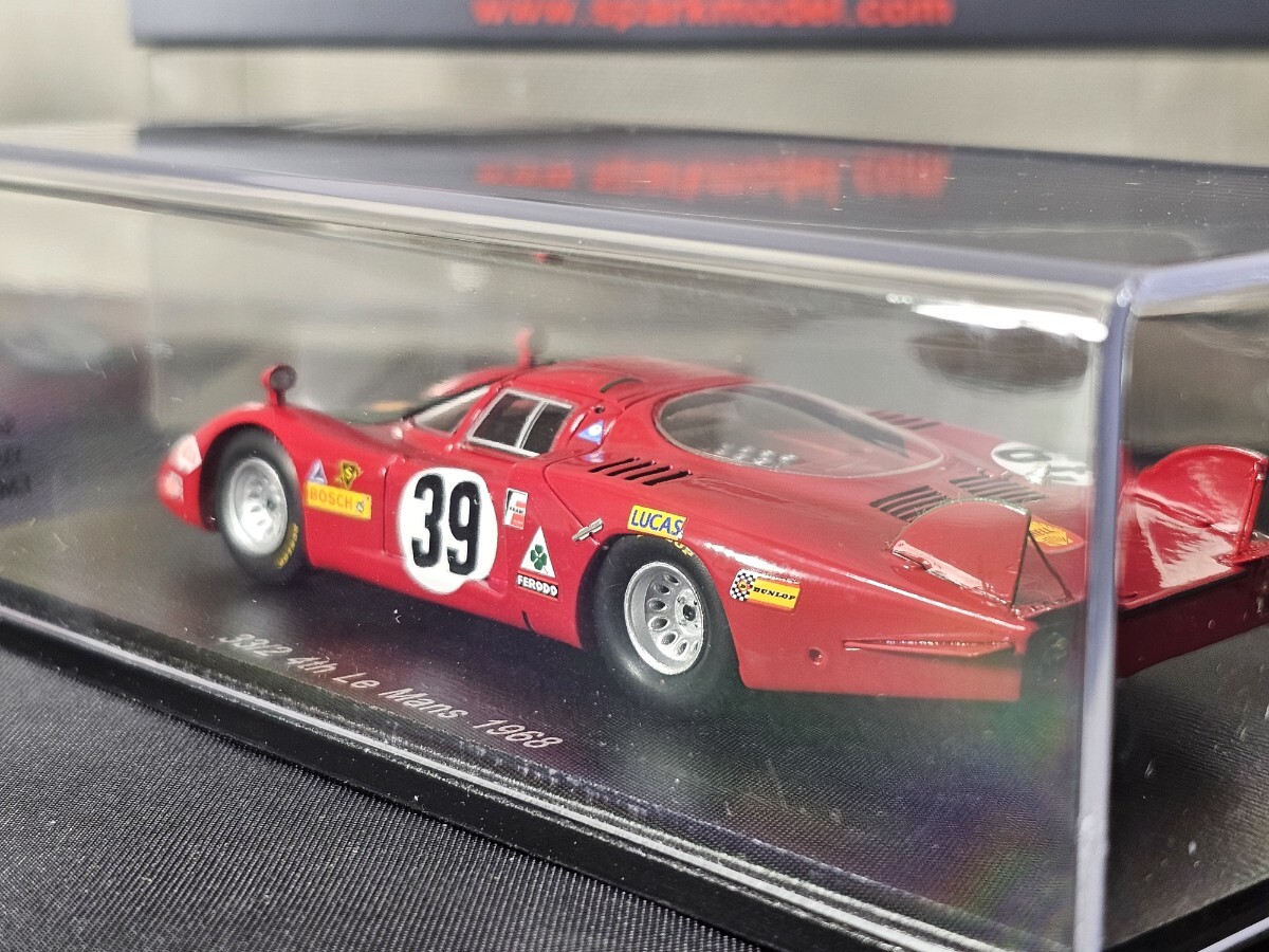 Spark スパーク Alfa Romeo 33/2 4th Le Mans 1968 Giunti/Galli #39 1/43 S4366 ケース未開封_画像7