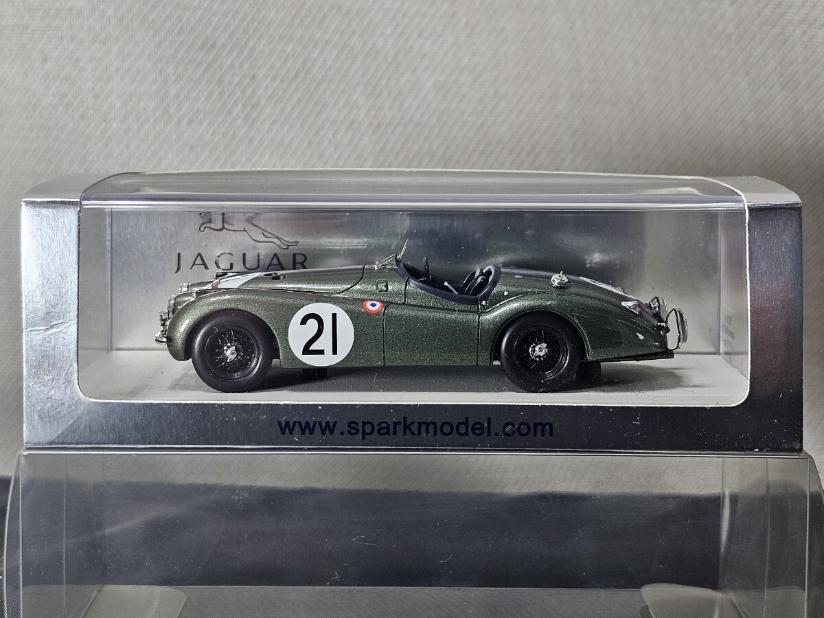 1/43 SPARK スパーク - JAGUAR - XK120 SPIDER N 21 11th 24h LE MANS 1951 R.LAWRIE - I.WALLER S2118 ケース未開封_画像1