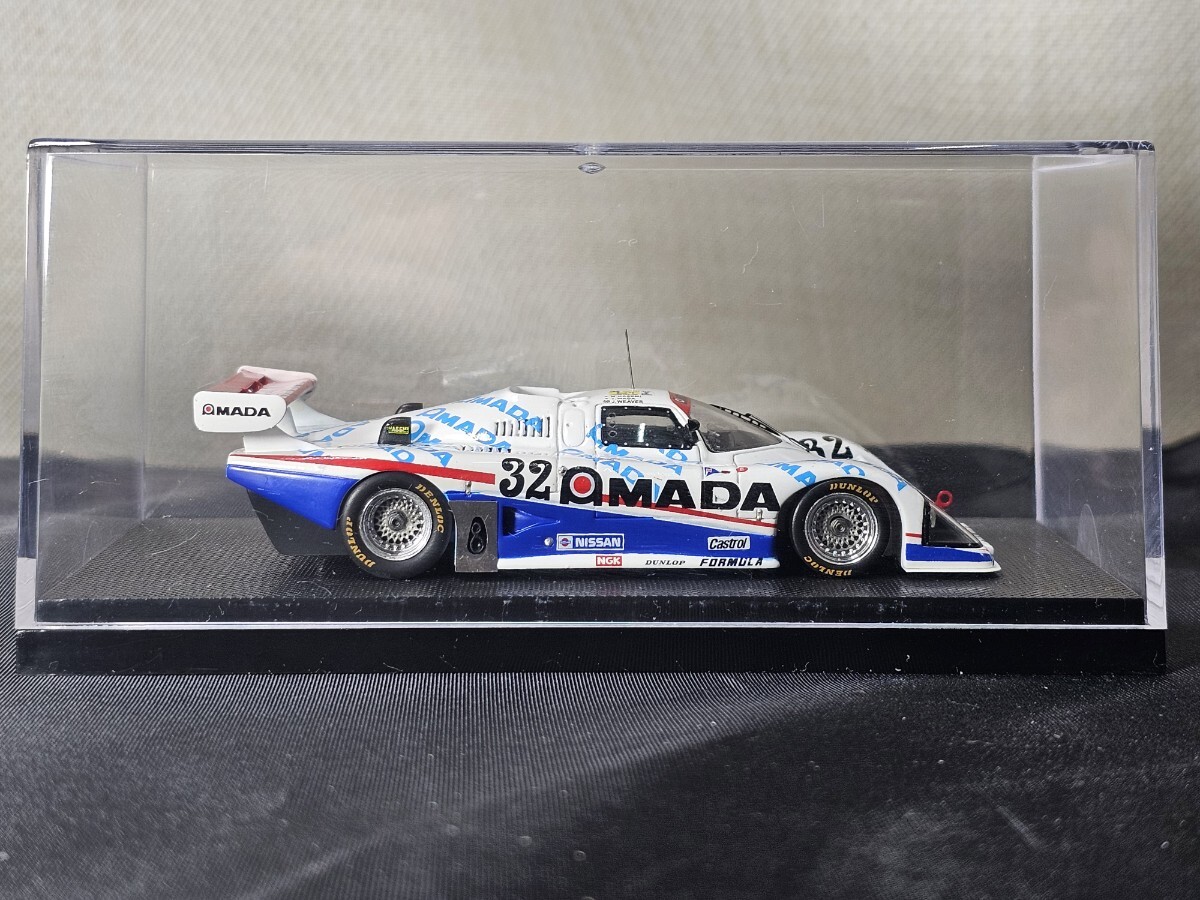 EBBRO　1/43 アマダ ニッサン R85V レジンモデル ホワイト/ブルー [44508]_画像4