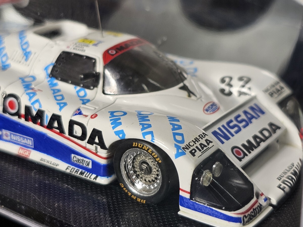 EBBRO　1/43 アマダ ニッサン R85V レジンモデル ホワイト/ブルー [44508]_画像7