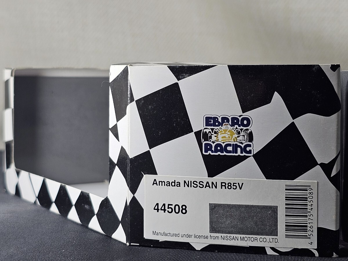 EBBRO　1/43 アマダ ニッサン R85V レジンモデル ホワイト/ブルー [44508]_画像9