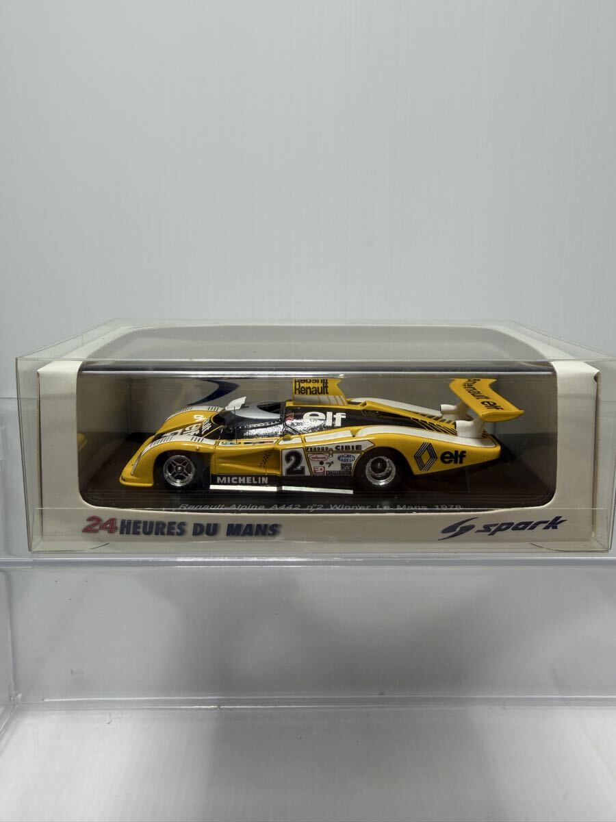 43LM78 spark 1/43 Renault-Alpine A442 n°2 Winner LM 1978 Le Mans 24h #2 No.2 D.Pironi J-P Jaussand ルマン 優勝_画像1