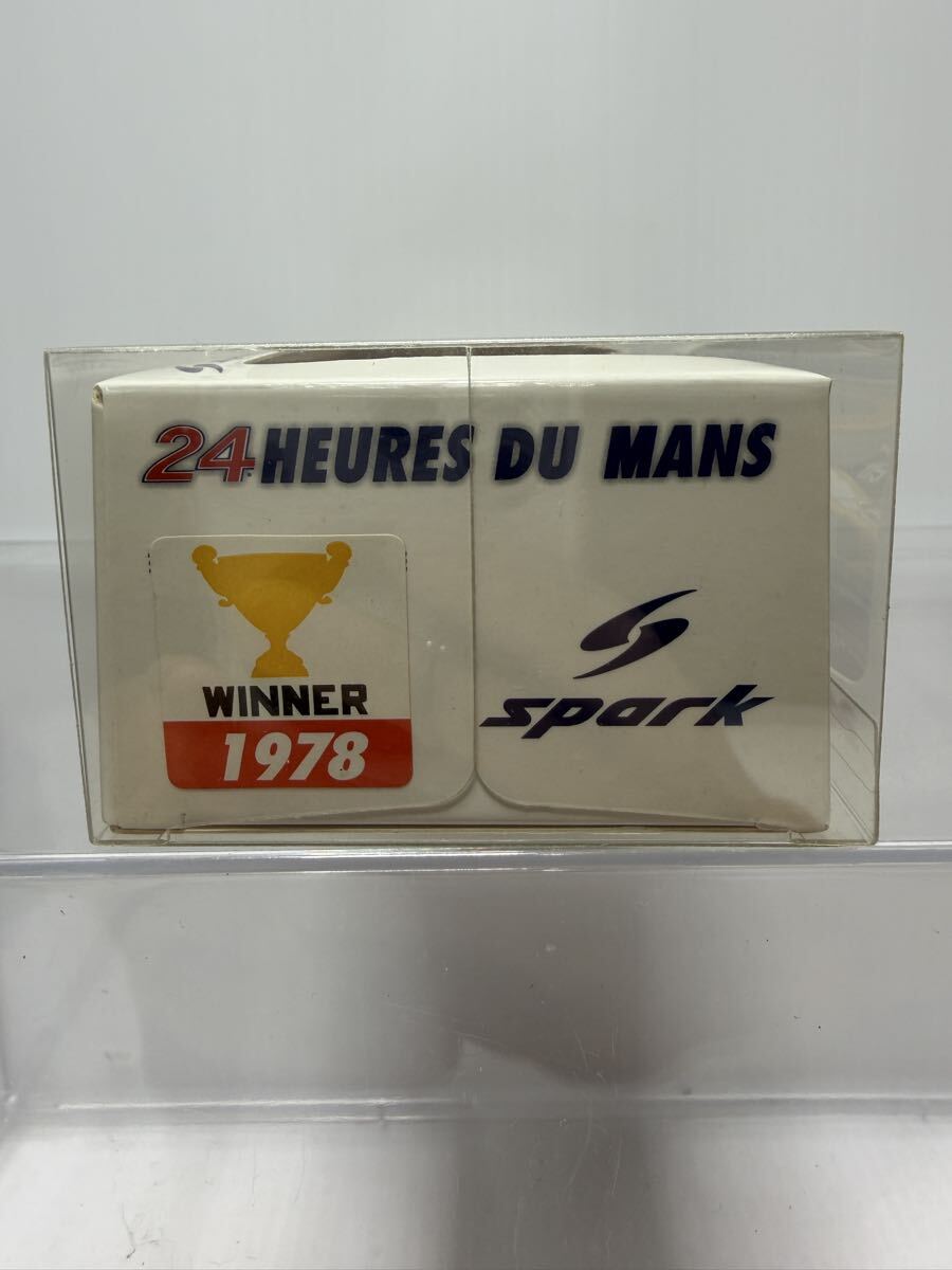 43LM78 spark 1/43 Renault-Alpine A442 n°2 Winner LM 1978 Le Mans 24h #2 No.2 D.Pironi J-P Jaussand ルマン 優勝_画像2