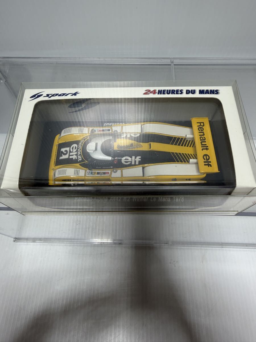 43LM78 spark 1/43 Renault-Alpine A442 n°2 Winner LM 1978 Le Mans 24h #2 No.2 D.Pironi J-P Jaussand ルマン 優勝_画像5