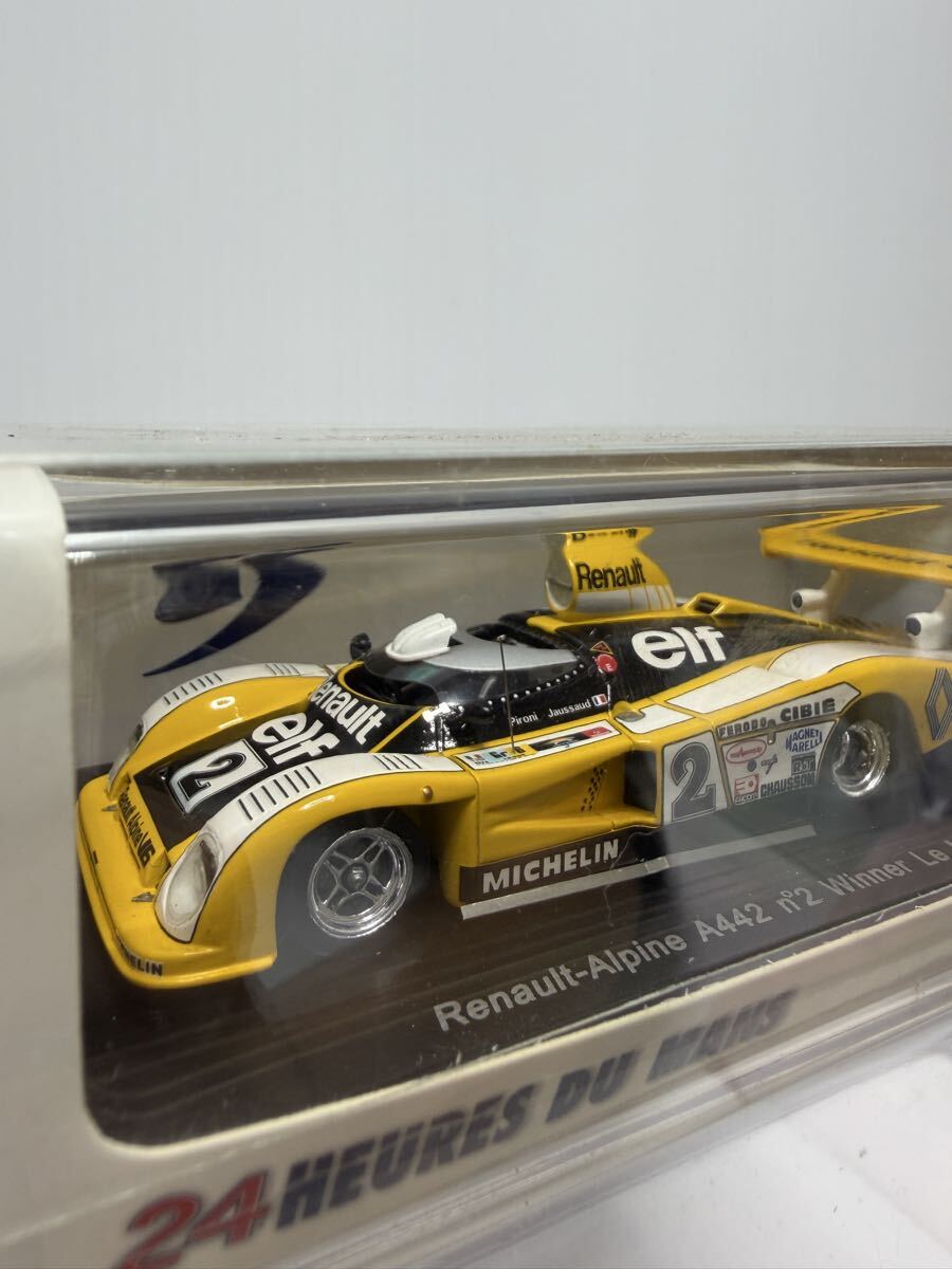 43LM78 spark 1/43 Renault-Alpine A442 n°2 Winner LM 1978 Le Mans 24h #2 No.2 D.Pironi J-P Jaussand ルマン 優勝_画像6
