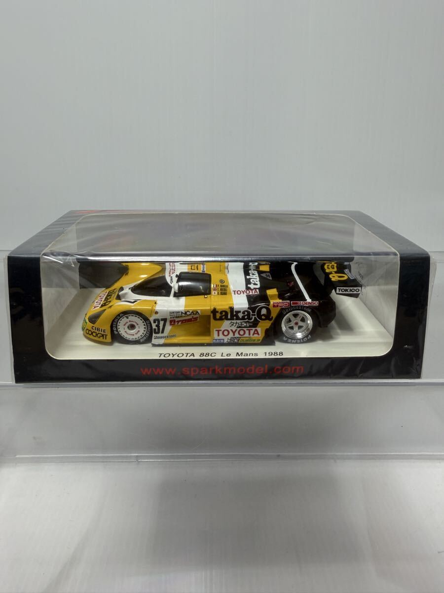 S5243 spark 1/43 TOYOTA 88C LM 1988 Le Mans トヨタ ルマン No.37 #37 ミニカー_画像1
