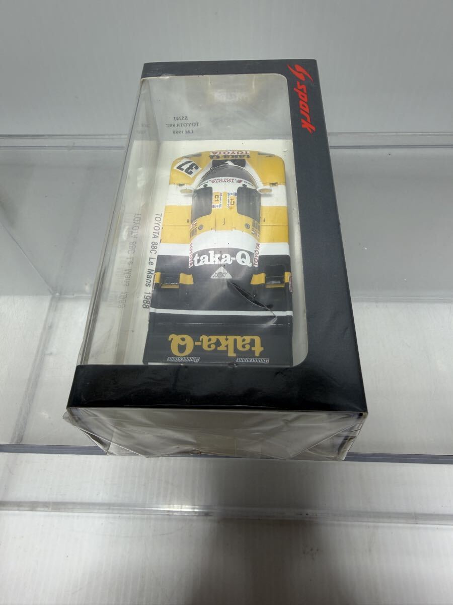 S5243 spark 1/43 TOYOTA 88C LM 1988 Le Mans トヨタ ルマン No.37 #37 ミニカー_画像5