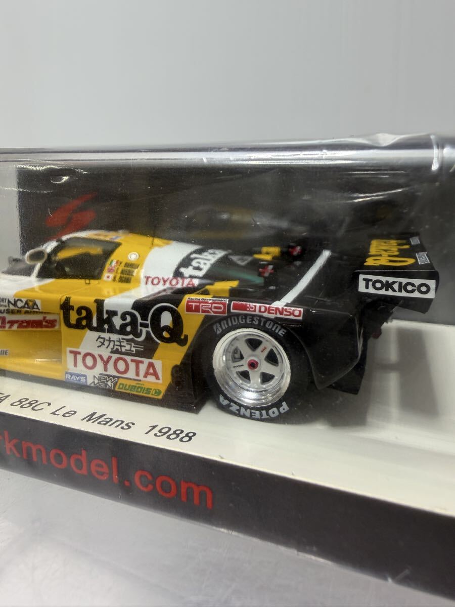 S5243 spark 1/43 TOYOTA 88C LM 1988 Le Mans トヨタ ルマン No.37 #37 ミニカー_画像8