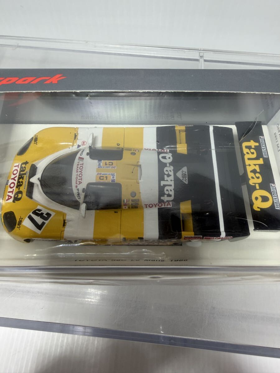 S5243 spark 1/43 TOYOTA 88C LM 1988 Le Mans トヨタ ルマン No.37 #37 ミニカー_画像9