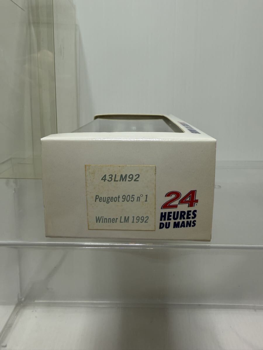 43LM92 spark 1/43 Peugeot 905 n°1 Winner LM 1992 Le Mans スパーク プジョー ルマン No.1 #1 ミニカー_画像4