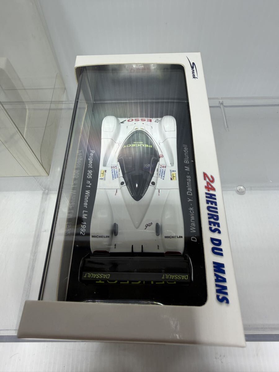43LM92 spark 1/43 Peugeot 905 n°1 Winner LM 1992 Le Mans スパーク プジョー ルマン No.1 #1 ミニカー_画像5