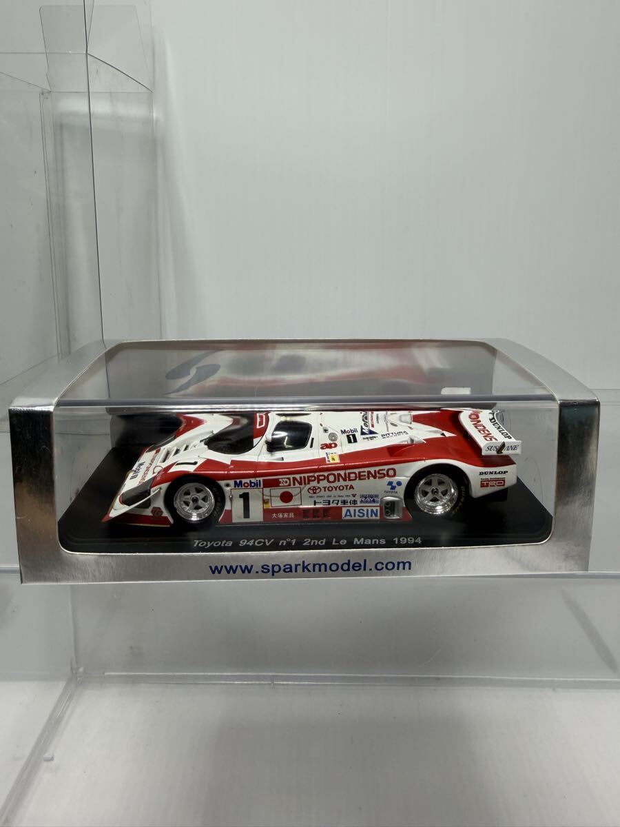 S1378 spark 1/43 Toyota 94CV n°1 2nd LM 1994 スパーク トヨタ No.1 #1 Le Mans ルマン ミニカー_画像1
