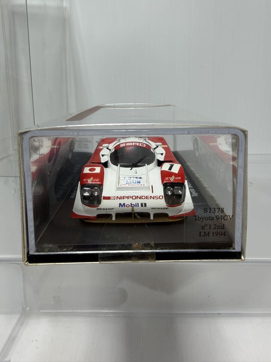 S1378 spark 1/43 Toyota 94CV n°1 2nd LM 1994 スパーク トヨタ No.1 #1 Le Mans ルマン ミニカー_画像2