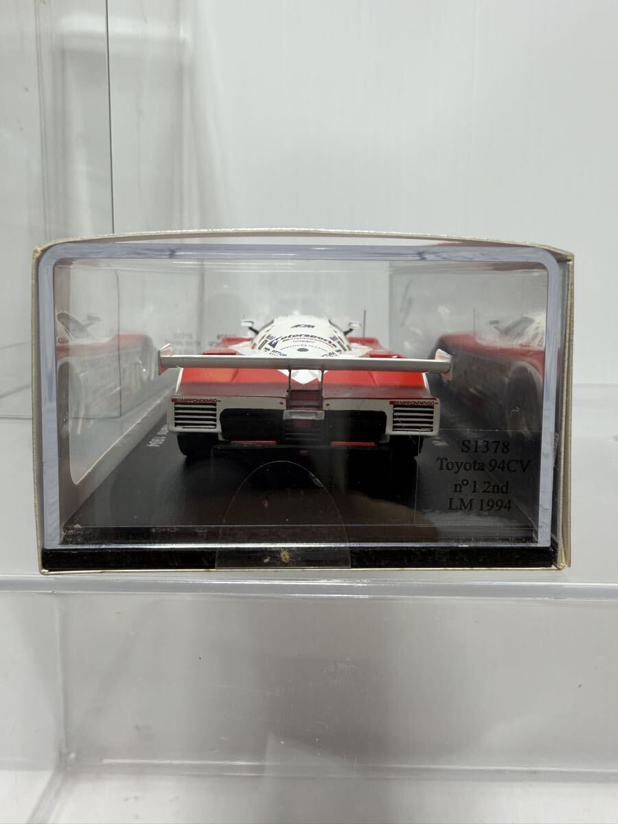 S1378 spark 1/43 Toyota 94CV n°1 2nd LM 1994 スパーク トヨタ No.1 #1 Le Mans ルマン ミニカー_画像4