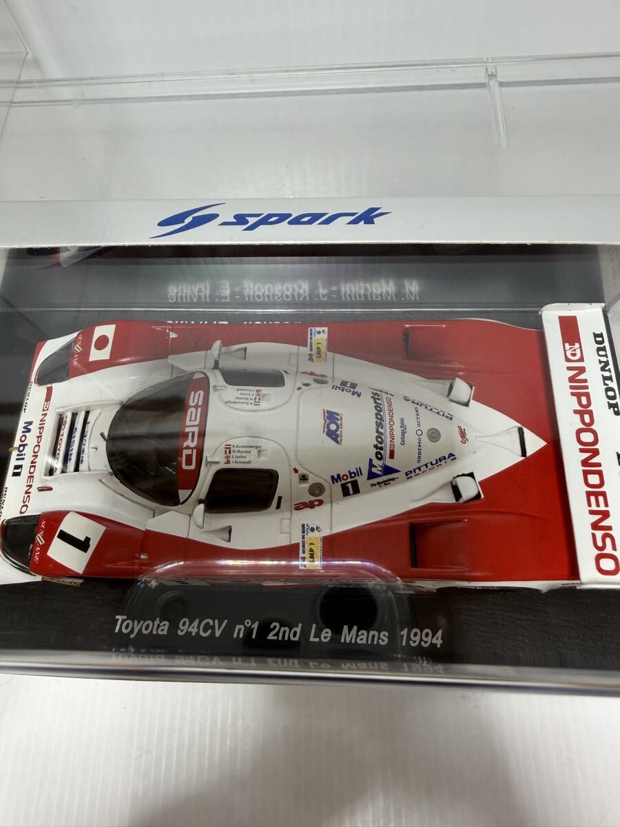 S1378 spark 1/43 Toyota 94CV n°1 2nd LM 1994 スパーク トヨタ No.1 #1 Le Mans ルマン ミニカー_画像10