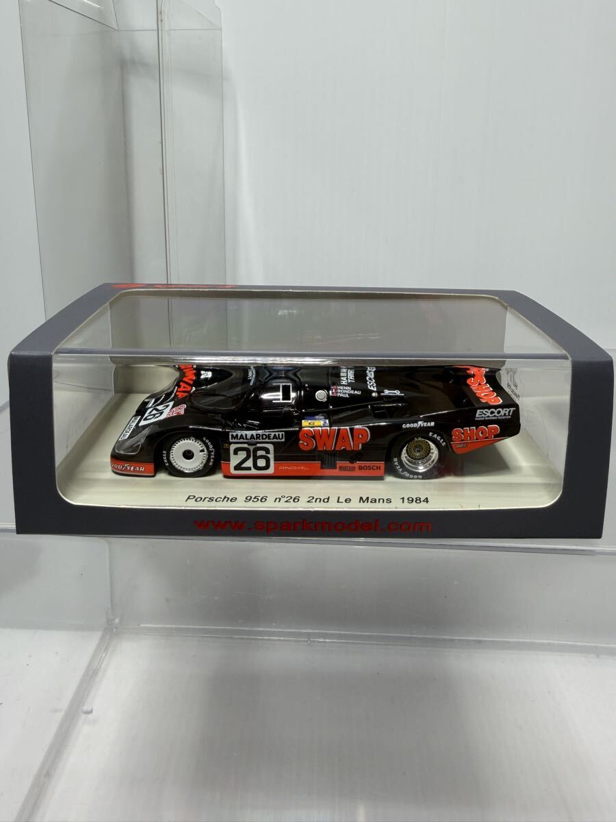 S4171 spark 1/43 Porsche 956 n°26 2nd LM 1984 スパーク ポルシェ No.26 #26 Le Mans ルマン ミニカー_画像1